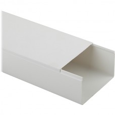Кабель-канал 100*60 L=2м, цена за 1м, ЭРА [KK-W-100-60][12] белый