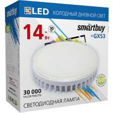 Лампа LED GX53, 14W, 6500K, 1120Лм, Smartbuy [SBL-GX-14W-6K]