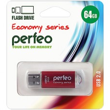 Накопитель USB Flash 64Gb Perfeo E01 Red