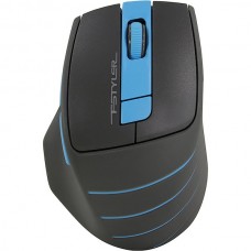 Мышь беспроводная A4Tech Fstyler FG30 серый/синий оптическая (2000dpi) USB (5but)