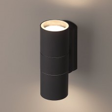 Светильник фасадный 2xGU10*35W, IP54, 160*60*92, ЭРА [WL28 GY] серый