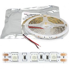 Лента LED 12В IP20 SMD5050  60/м, желтый, 14.4Вт/м, 5м/ц.1м [GLS-5050-60-14.4-12-IP20-Y]