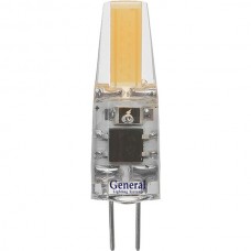 Лампа LED G4, 3W/12В, 6500K, 190Лм, силикон COB, GL [GLDEN-G4-3-C-12-6500]