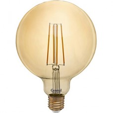 Лампа LED E27/G125 шар,  8W, FILAMENT золотой, 2700K, 810Лм, GL [GLDEN-G125S-8-230-E27-2700]