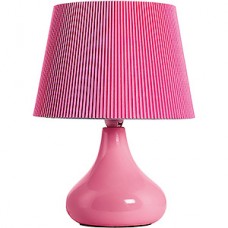 Настольная лампа E14*40W, d200*280, Gerhort [34004 Light pink] розовый
