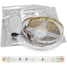 Лента LED 12В IP65 SMD5050  30/м, RGB, 7.2Вт/м, 5м/ц.1м [GLS-5050-30-7.2-12-IP65-RGB]