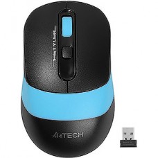 Мышь беспроводная A4Tech Fstyler FG10 черный/синий оптическая (2000dpi) USB (3but)