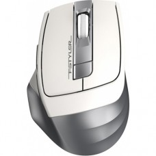 Мышь беспроводная A4Tech Fstyler FG35 серебристый/белый оптическая (2000dpi) USB (6but)