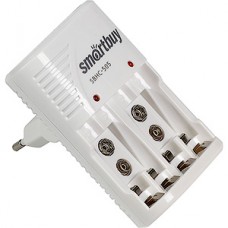 Зарядное устройство 2/4xAA/AAA/9V, 400мА, Smartbuy [SBHC-505] белое