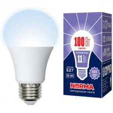 Лампа LED VOLPE E27/A60 груша, 11W, 6500K, 900Лм [LED-A60-11W/DW/E27/FR/NR]
