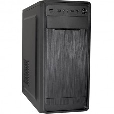 Корпус ExeGate XP-332, ATX, БП XP600, 2*USB, Audio, черный [283074]