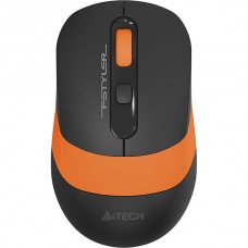 Мышь беспроводная A4Tech Fstyler FG10S черный/оранжевый оптическая (2000dpi) USB (3but)