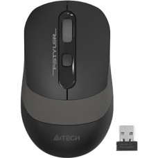 Мышь беспроводная A4Tech Fstyler FG10S черный/серый оптическая (2000dpi) USB (3but)
