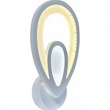 Бра LED 32W, 3000-6000K, 2200Лм, 300*165*45, планка, PL [8007/1W WHT] белый