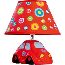 Настольная лампа E14*40W, d200*220, Gerhort [D1-16 Red] красный детский