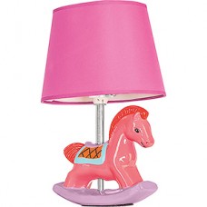 Настольная лампа E14*40W, d200*300, Gerhort [D1-63 Purple] розовый детский