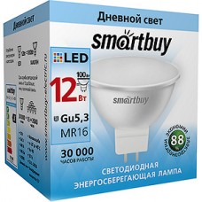 Лампа LED GU5.3/MR16 софит, 12W, 4000K, 960Лм, Smartbuy [SBL-GU5_3-12-40K]