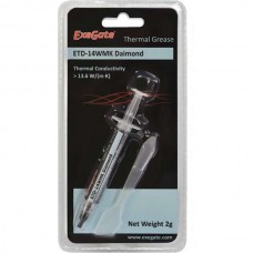 Термопаста ExeGate ETD-14WMK Daimond, шприц с лопаткой, 2г [282339]
