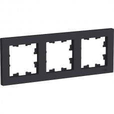 Рамка 3п, IP20, Schneider Electric ATLASDESIGN [ATN001003] карбон [5]
