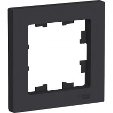 Рамка 1п, IP20, Schneider Electric ATLASDESIGN [ATN001001] карбон [20]