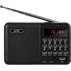 Радиоприемник 3-in-1, FM, MP3, USB, Perfeo PALM [i90/PF_A4870] черный