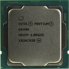 Процессор Intel Pentium G6400, S1200, 4000Mhz, 4Mb, 58W, OEM