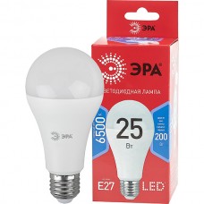 Лампа LED E27/A65 груша, 25W, 6500K, 2000Лм, ЭРА [LED A65-25W-865-E27 R]