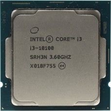 Процессор Intel Core i3 10100, S1200, 3600Mhz, 6Mb L3, 65W, OEM