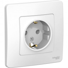 Розетка с/у 2P+Е 16А, Schneider Electric Blanca [BLNRS001011] белый