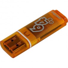 Накопитель USB Flash 64Gb SmartBuy Glossy series Orange