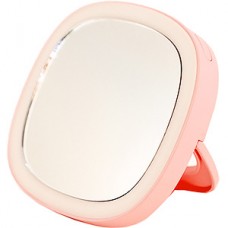 Зеркало с LED подсветкой, 0.3W, 2600-6500К, аккумулятор, LUCIA [LU215] розовый