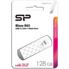 Накопитель USB Flash 128Gb Silicon Power Blaze B03, White, USB3.2 Gen1