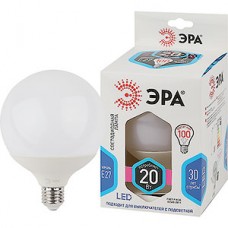 Лампа LED E27/G120 шар, 20W, 4000K, 1600Лм, ЭРА [LED G120-20W-4000K-E27]