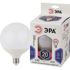 Лампа LED E27/G120 шар, 20W, 6000K, 1600Лм, ЭРА [LED G120-20W-6000K-E27]