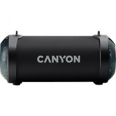 Колонка CANYON, bluetooth, FM/AUX/USB, мощность 9Вт, 1500mAh, черная [CNE-CBTSP7]