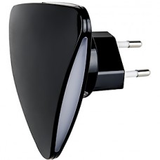 Светильник ночник LED 0.5W, в розетку,  фотосенсор, треугольник, Uniel [DTL-320 Треугольник/Black]