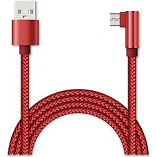 Кабель USB - microUSB, 1.0м, Jet.A [JA-DC25 1m Red] красный, в оплетке, 2А, QC3.0