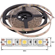 Лента LED 12В IP65 SMD5050  60/м, б/ней, 14.4Вт/м, 5м/ц.1м, 3М скотч, SWG [009265]