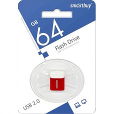 Накопитель USB Flash 64Gb SmartBuy LARA Red