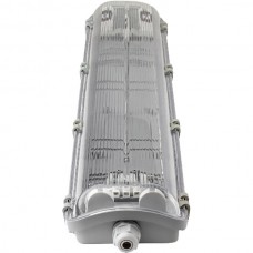 Светильник линейный для ламп 2xT8-LED  600мм, IP65, 660*112*63, Sweko [SWL-V3-2T8-60-230-AC]