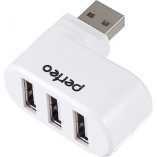 Концентратор USB 2.0 Perfeo PF-VI-H024, 3 порта, White