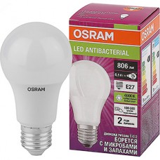 Лампа LED E27/A60 груша,  8,5W, 4000К, 806Лм, OSRAM Value Antibacterial [4058075561199]