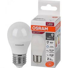 Лампа LED E27/P45 шар, 10W, 6500К, 800Лм, OSRAM Value [4058075579958]