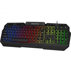Клавиатура Jet.A PANTEON M280, с LED-подсветкой, черная, USB