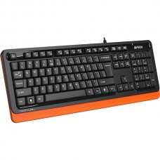 Клавиатура A4Tech Fstyler FKS10 черный/оранжевый USB Multimedia