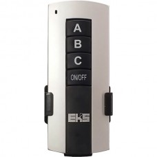 Беспроводное управление освещением 3 канала по 1000W, EKS PROFI III, серый с черным