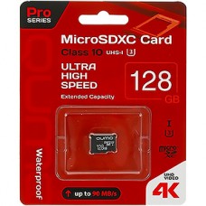 Карта памяти Micro SDXC 128Gb QUMO Class 10 без адаптера UHS-I, 3.0 [QM128GMICSDXC10U3NA]