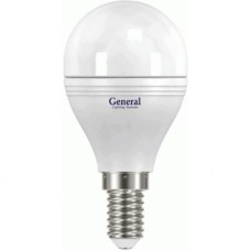 Лампа LED E14/G45 шар,  7W, 4500K, 550Лм, GL [GLDEN-G45F-7-230-E14-4500]