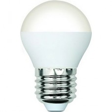 Лампа LED E27/G45 шар,  6W, 4000K, 600Лм, VOLPE [LED-G45-6W/4000K/E27/FR/SLS]