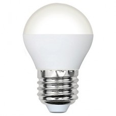 Лампа LED E27/G45 шар,  7W, 4000K, 750Лм, VOLPE [LED-G45-7W/4000K/E27/FR/SLS]